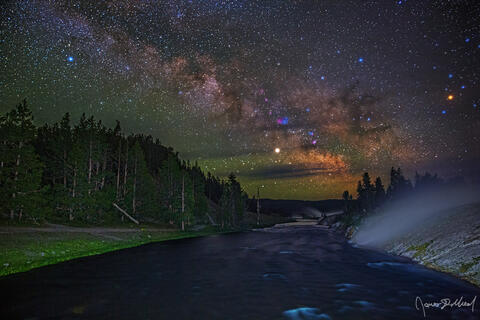 Yellowstone Astrophotography Fine Art Landscape Photography - Limited Edition Prints For Sale
